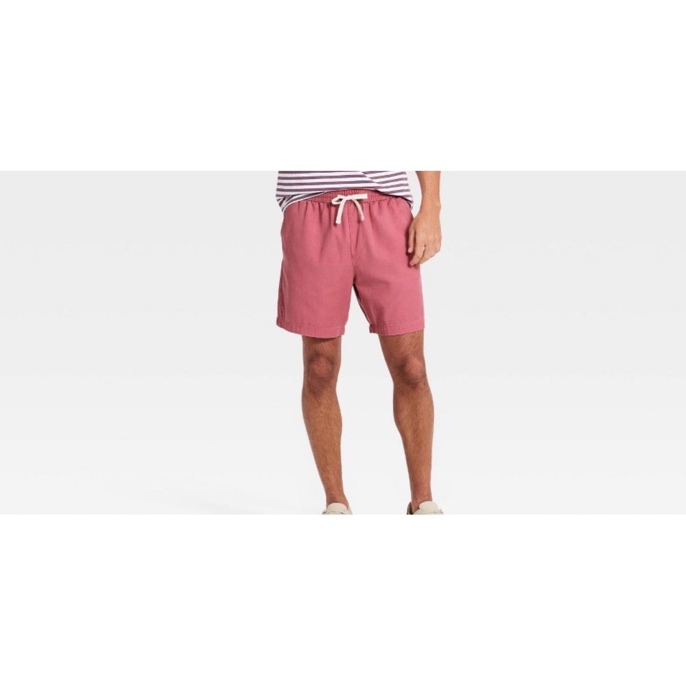 Goodfellow & Co Mens Vintage Pull-On Shorts Brown 7 Inch Inseam Size M NWT